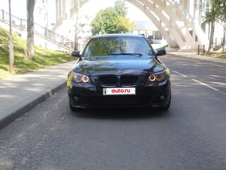 2007 BMW 5 серии 520d V (E60/E61) Рестайлинг, чёрный, 850000 рублей, вид 1