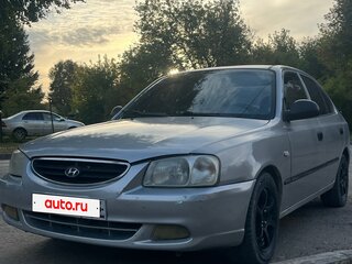 2003 Hyundai Accent II, серебристый, 270000 рублей, вид 2