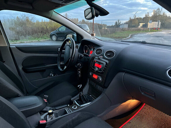 2008 Ford Focus II Рестайлинг, голубой, 390000 рублей - вид 12