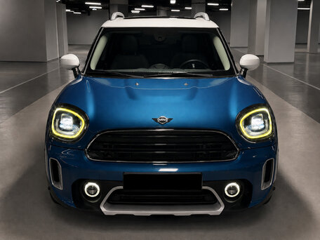 2021 Mini Countryman Cooper II Рестайлинг, синий, 1980000 рублей, вид 2