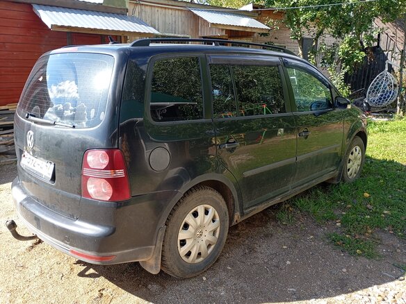 2008 Volkswagen Touran I Рестайлинг, чёрный, 450000 рублей - вид 3