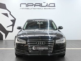 2014 Audi A8 Long III (D4) Рестайлинг, чёрный, 1959900 рублей, вид 3