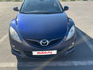 2012 Mazda 6 II (GH) Рестайлинг, синий, 900000 рублей, вид 1