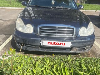 2007 Hyundai Sonata ТагАЗ IV (EF) Рестайлинг, синий, 250000 рублей, вид 2