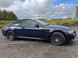 2008 BMW 6 серии 630i II (E63/E64) Рестайлинг, синий, 1580000 рублей, вид 4