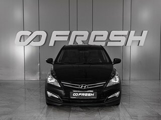 2015 Hyundai Solaris I Рестайлинг, чёрный, 1080000 рублей, вид 3