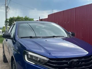 2025 Lada (ВАЗ) Vesta I Рестайлинг (NG), синий, 1500000 рублей, вид 4