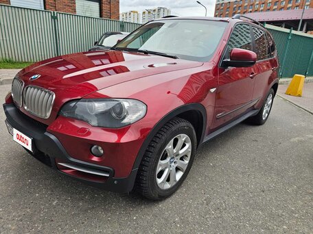 2010 BMW X5 30i II (E70), красный, 1375000 рублей, вид 3