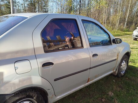 2007 Renault Logan I, серый, 160000 рублей, вид 2