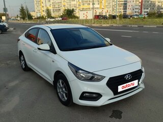 2018 Hyundai Solaris II, белый, 1345000 рублей, вид 2