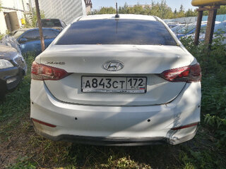 2018 Hyundai Solaris II, белый, 620000 рублей, вид 3