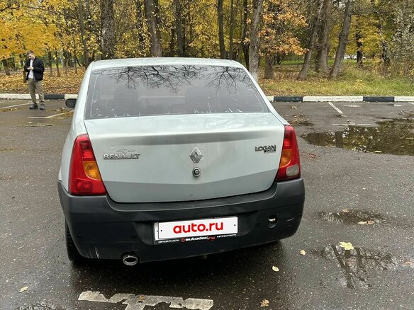 2007 Renault Logan I, серый, 210000 рублей - вид 3