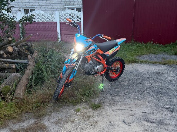 2024 Kayo Evolution YX140EM, оранжевый, 80000 рублей - вид 3