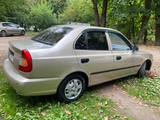 2005 Hyundai Accent II Рестайлинг, бежевый, 250000 рублей, вид 4