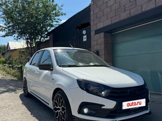 2019 Lada (ВАЗ) Granta I Рестайлинг, белый, 770000 рублей, вид 2