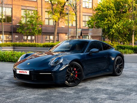 2021 Porsche 911 Carrera 4S VIII (992), синий, 13800000 рублей, вид 1