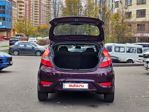 2013 Hyundai Solaris I, фиолетовый, 640000 рублей - вид 8