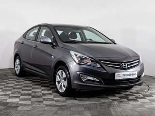 2015 Hyundai Solaris I Рестайлинг, серый, 1199000 рублей, вид 3