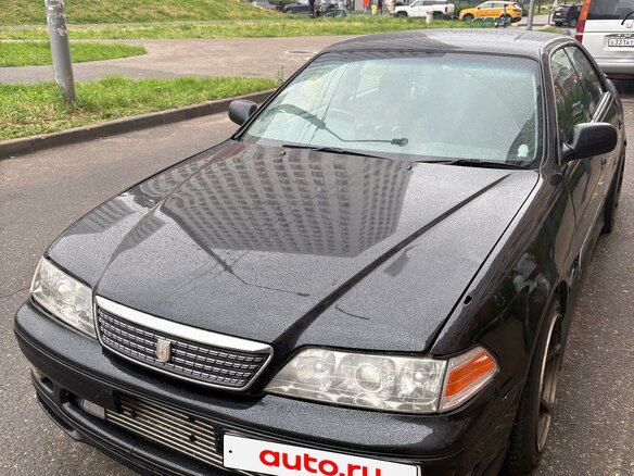 1996 Toyota Mark II VIII (X100), чёрный, 960000 рублей - вид 6