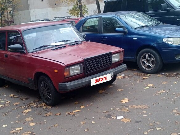 2007 Lada (ВАЗ) 2107, пурпурный, 160000 рублей