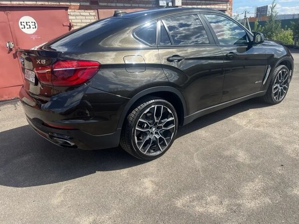 2016 BMW X6 30d II (F16), коричневый, 4300000 рублей - вид 8