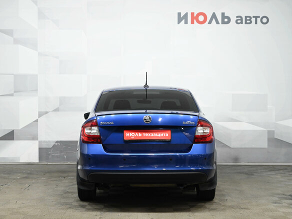 2017 Skoda Rapid I, синий, 1100000 рублей - вид 5