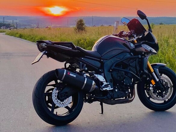 2007 Yamaha FZ1, чёрный - вид 26