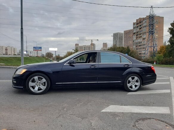 2008 Mercedes-Benz S-Класс 350 Long V (W221), синий, 1550000 рублей - вид 7