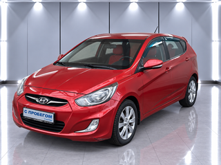 2011 Hyundai Solaris I, красный, 650000 рублей, вид 1