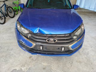 2019 Lada (ВАЗ) Granta I Рестайлинг, синий, 685000 рублей, вид 5