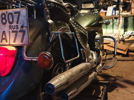 2000 Yamaha XVS1100, зелёный, 370000 рублей, вид 1