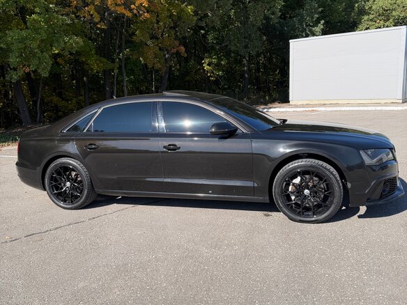 2012 Audi A8 Long III (D4), чёрный, 1500000 рублей - вид 23