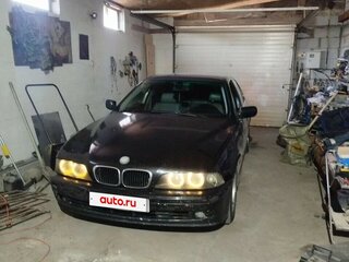 2002 BMW 5 серии 520i IV (E39) Рестайлинг, чёрный, 430000 рублей, вид 1