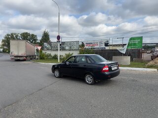 2008 Lada (ВАЗ) Priora I, чёрный, 95000 рублей, вид 4