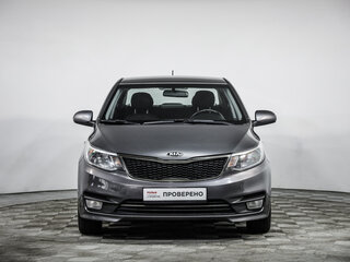 2015 Kia Rio III Рестайлинг, серый, 1062456 рублей, вид 2