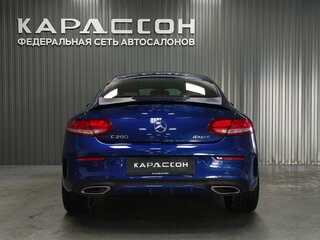 2017 Mercedes-Benz C-Класс 200 IV (W205), синий, 2295000 рублей, вид 4