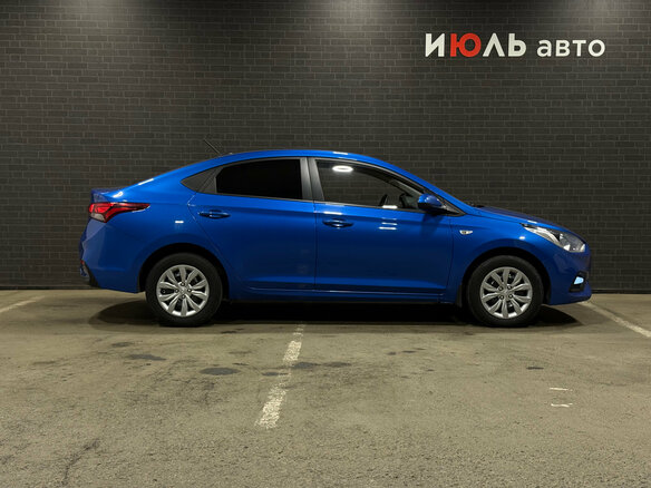 2019 Hyundai Solaris II, синий - вид 3