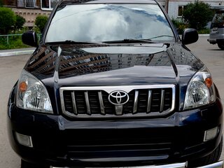 2008 Toyota Land Cruiser Prado 4-speed 120 Series Рестайлинг, чёрный, 2500000 рублей, вид 4