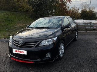 2010 Toyota Corolla X (E140, E150) Рестайлинг, чёрный, 1399999 рублей, вид 1