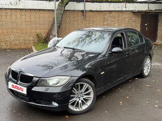 2007 BMW 3 серии 320i V (E90/E91/E92/E93), чёрный, 650000 рублей, вид 1