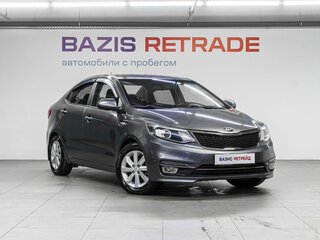 2016 Kia Rio III Рестайлинг, серый, 999000 рублей, вид 3