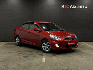 2011 Hyundai Solaris I, красный, 820000 рублей, вид 3