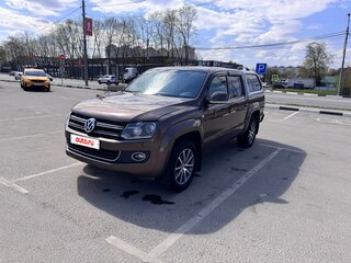 2013 Volkswagen Amarok Double Cab full-time I, коричневый, 1700000 рублей, вид 2