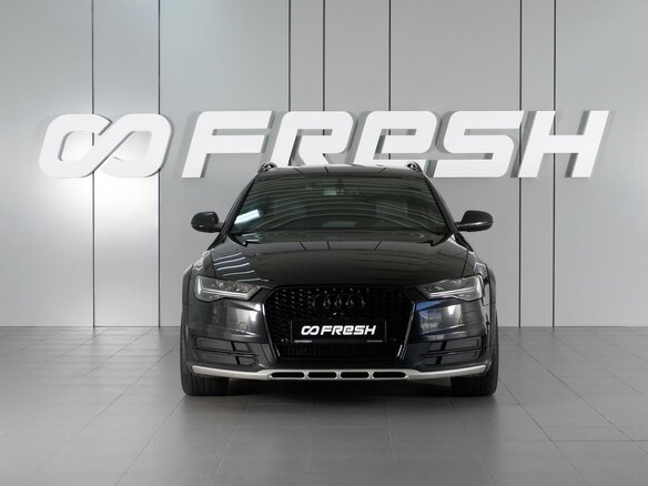 2016 Audi A6 allroad III (C7) Рестайлинг, чёрный - вид 2