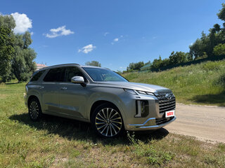 2023 Hyundai Palisade I Рестайлинг, серебристый, 3950000 рублей, вид 3
