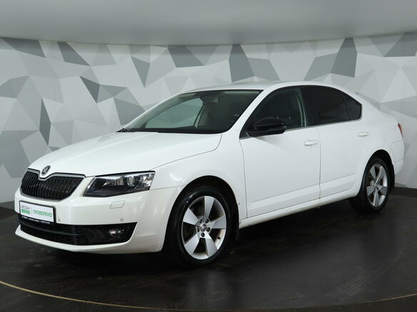 2014 Skoda Octavia III (A7), белый, 1249000 рублей