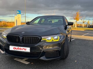 2019 BMW 5 серии 530d xDrive VII (G30/G31/G38), чёрный, 3399999 рублей, вид 5
