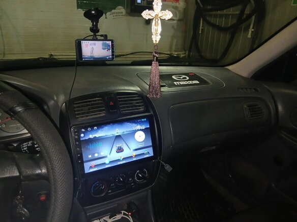1999 Mazda 323 VI (BJ), зелёный, 130000 рублей - вид 14