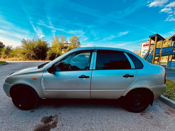 2008 Lada (ВАЗ) Kalina I, жёлтый, 175000 рублей - вид 3