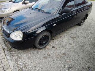 2009 Lada (ВАЗ) Priora I, чёрный, 205000 рублей, вид 4